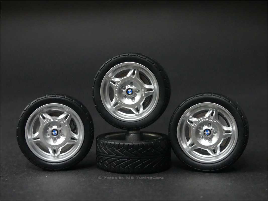1:18 BMW E36 M3 Motorsport Felgensatz
